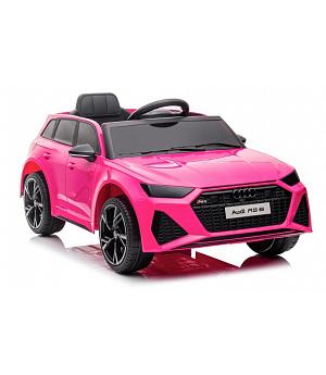 COCHE Audi RS6 12, asiento de cuero, goma EVA, ROSA-PINK AC-BRD2118